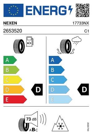 Reifenlabel 17733NX