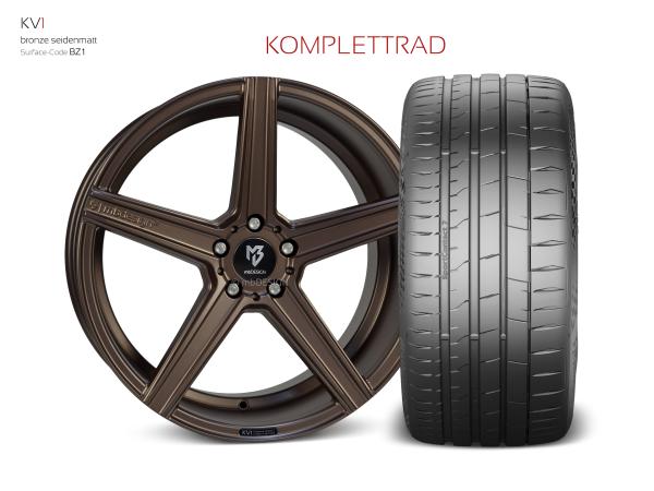 VW Golf VI Summerwheels 19" KV1 bronze matt - Nexen