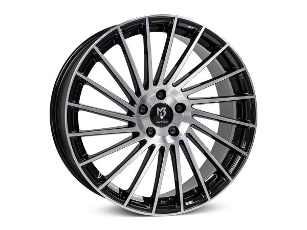 MB VR3 7,5x18" 5x108 ET45.0 75.0 5EZ schwarz glänzend poliert