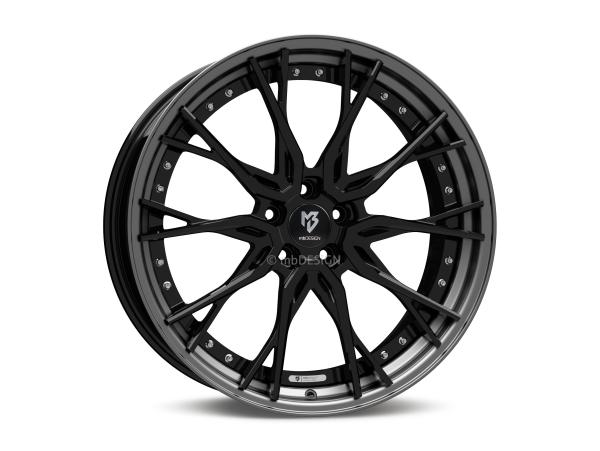 MB KV3.2 2-pc 9,0x21" 5x108 et25.0 75.0 5EZ black shiny/grey matt