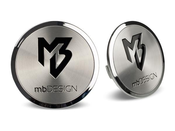 mbDESIGN mb1 Nabendeckel 68,2mm - silber