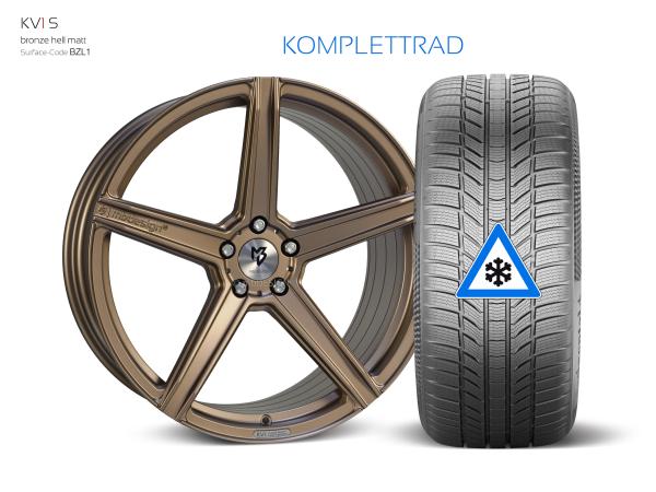 Audi ETRON GT Winterwheels 21" KV1 bronze light matt - Michelin