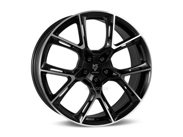 MB KX1 8,5x20" 5x108 et50.0 75.0 5E2 black polish