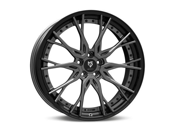 MB KV3.2 2-pc 9,0x21" 5x114.3 et25.0 75.0 5CZ grey matt/black shiny