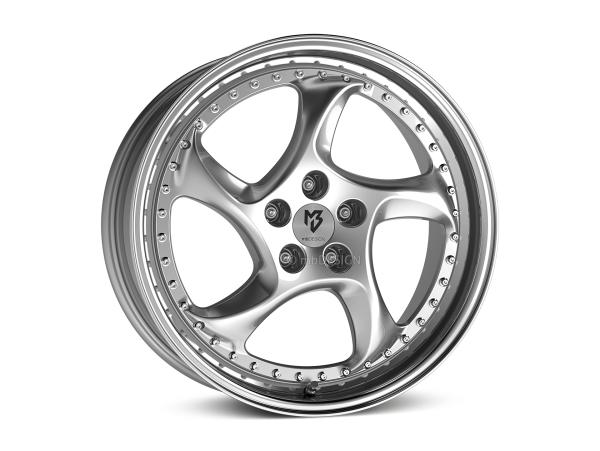 MB TURBO S 9,5x19" 5x112 ET40.0 75.0 5RZ silber glänzend poliert