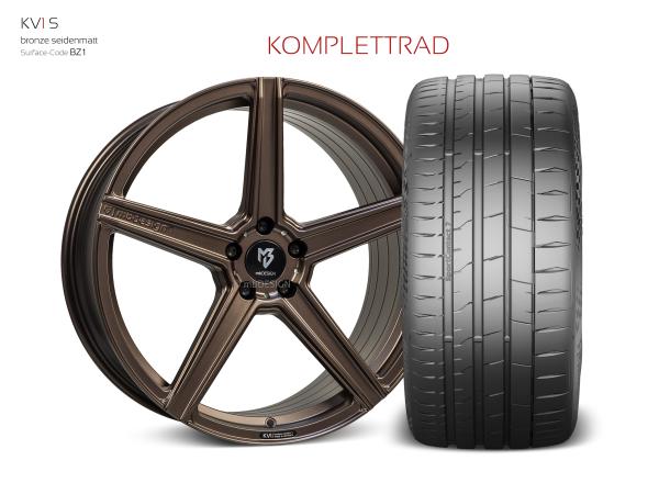 Audi ETRON GT RS Sommerwheels 21" KV1 bronze matt - PIRELLI