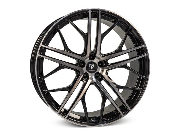 MB SF1 DC 11,5x21" 5x112 ET58.0 75.0 5RZ8 Rauchschwarz glänzend poliert