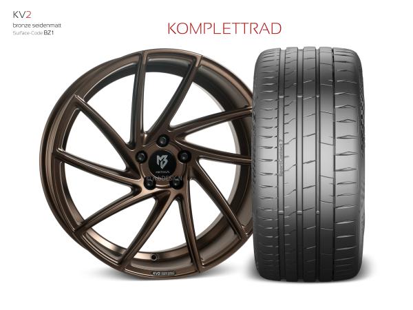 VW Golf VII Summerwheels 19" KV2 bronze matt - Hankook