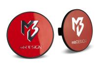 mbDESIGN cap PO 65,00mm - red shiny