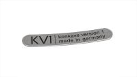 Badge KV1 universal - silver