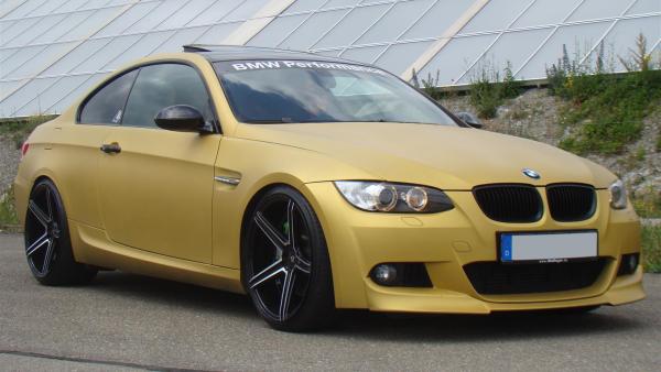 BMW 3er E92 Sommerräder 20" KV1 Mattschwarz poliert