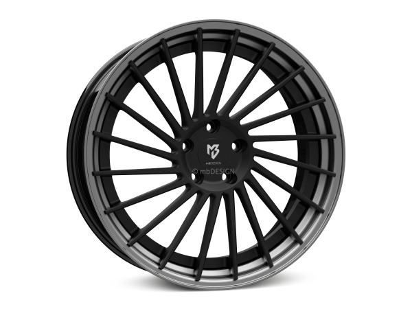 MB VR3.2 2-pc 9,0x20" 5x112 et25.0 75.0 5RZ black matt/grey matt