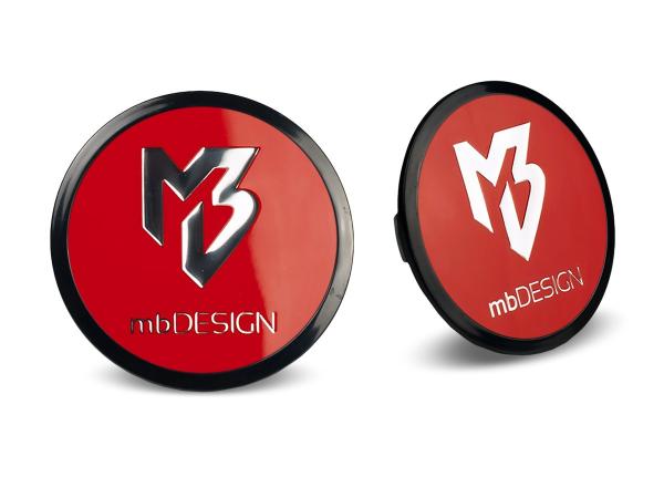 mbDESIGN mb1 Nabendeckel 68,2mm - rot