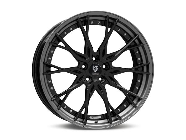 MB KV3.2 DC 2-pc 10,5x21" 5x110 et25.0 75.0 5FZ black shiny/grey matt