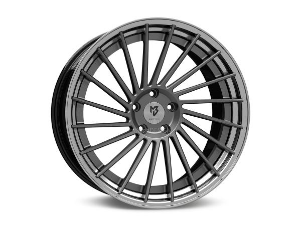 MB VR3.2 DC 2-pc 10,5x20" 5x112 et45.0 75.0 5RZ grey matt/black shiny polish