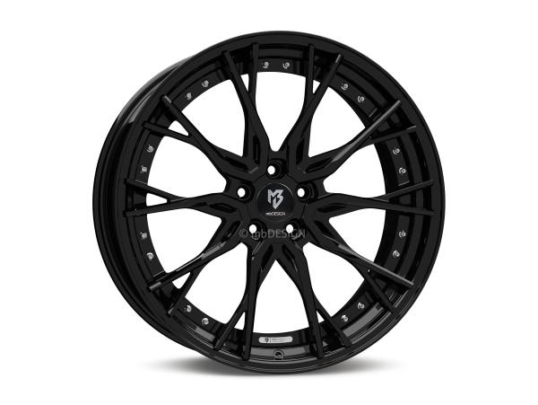 MB KV3.2 DC 2-pc 10,5x21" 5x110 et25.0 75.0 5FZ black shiny/black shiny