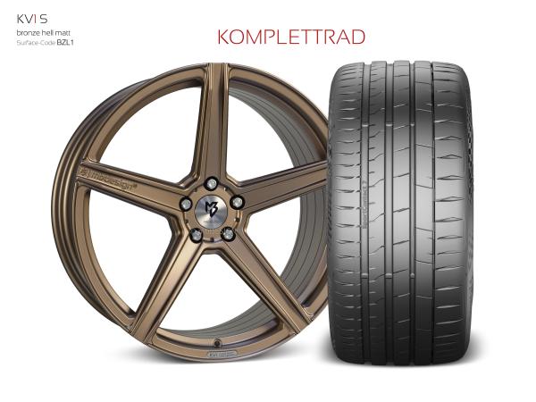 Audi ETRON GT Sommerräder 21" KV1S bronze light matt - PIRELLI