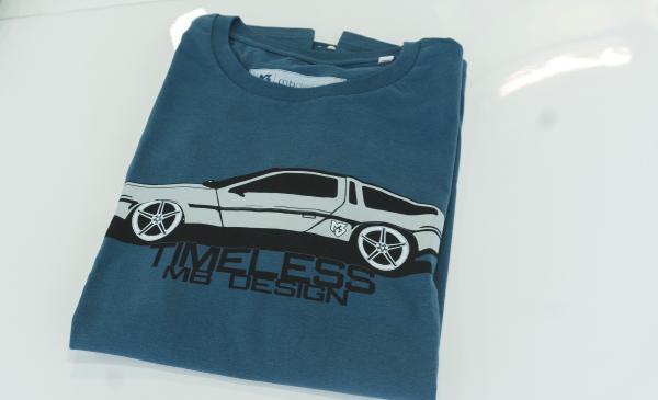 mbDESIGN T-Shirt Petrol - Timeless Delorean