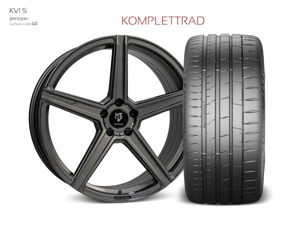 Audi ETRON GT Sommerwheels 21" KV1 grey shiny - PIRELLI