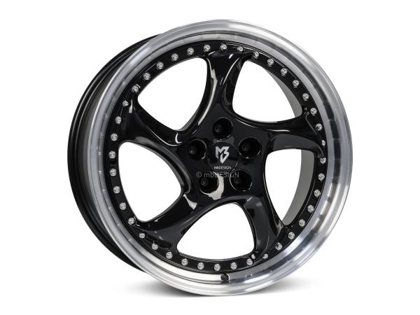 MB TURBO S 9,0x19" 5x112 et42.0 75.0 5RZ black polish