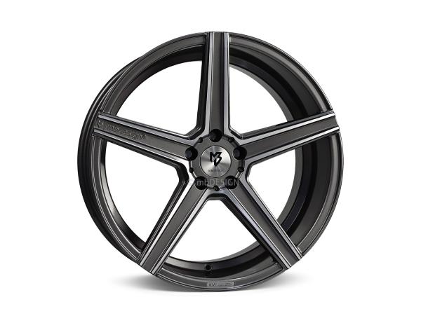 MB KV1 8,5x19" 5x120 et35.0 72.55 5G grey shiny polish BMW