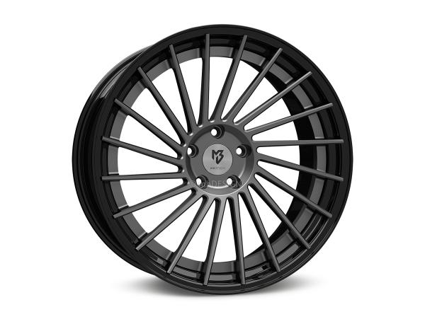 MB VR3.2 DC 2-pc 10,5x20" 5x112 et45.0 75.0 5RZ grey matt/black shiny