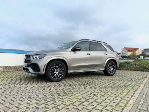 Winter complete Set Mercedes Benz GLE H1 (W167) black matt polish - Pirelli