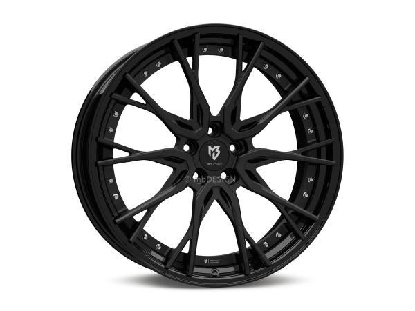 MB KV3.2 2-pc 9,0x21" 5x120 et28.0 74.1 5GZ black matt/black shiny