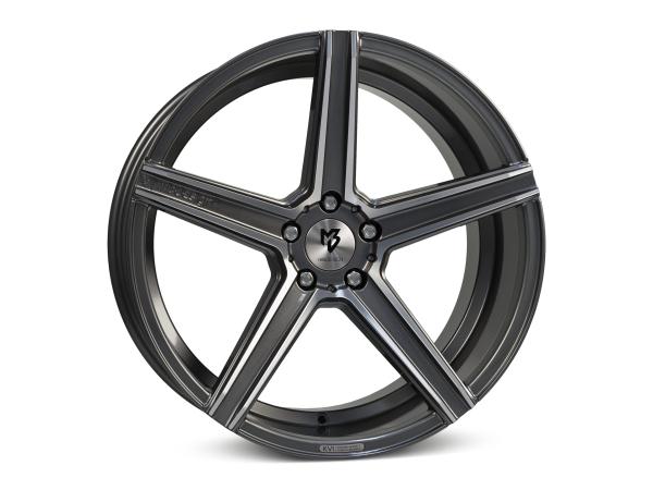 MB KV1 DC 9,0x20" 5x120 ET27.0 72.55 5G grau glänzend poliert BMW