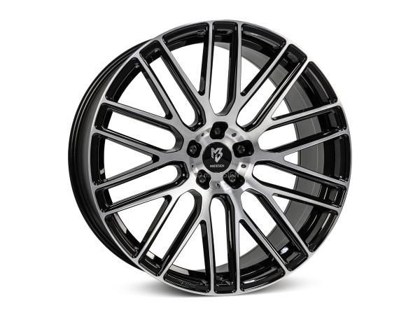 MB KV4 8,5x22" 5x112 et35.0 75.0 5RZ black polish