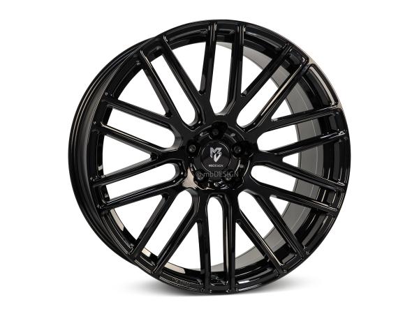 mbDESIGN KV4 10,0x22" 5x112 et37 66.5 5DB1 Black shiny