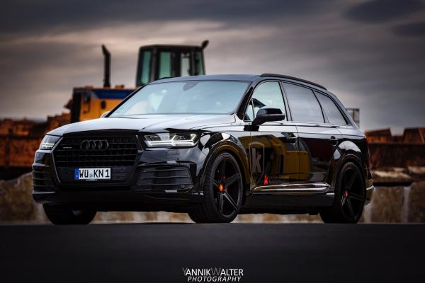 Audi SQ7 4M Sommerräder 22" KV1 Schwarz matt - Continental