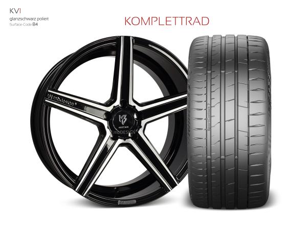 VW Golf VII Summerwheels 19" KV1 black pol. - Nexen