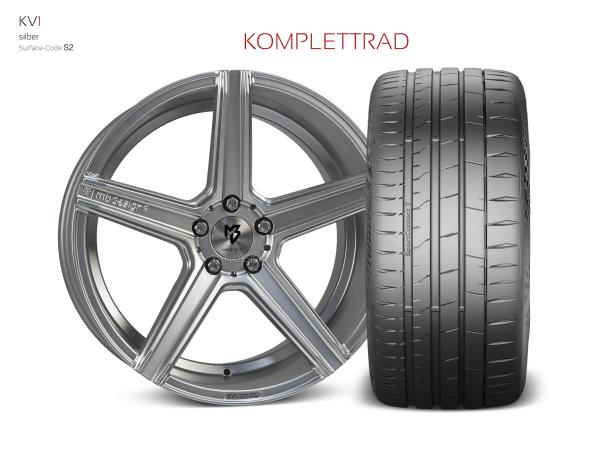 VW Golf VI Sommerräder 19" KV1 Silber - Hankook