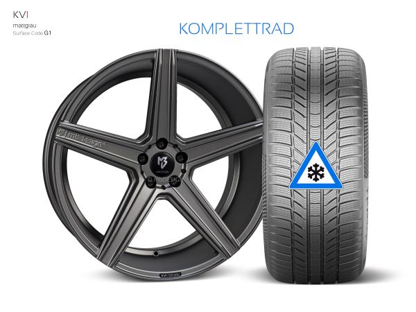 Audi Q8 Winterwheels 22 Zoll KV1 Anthracite Matt