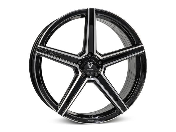 MB KV1S 9,5x20" 5x112 et50.0 75.0 5RZ black polish