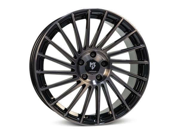 MB VR3 7,5x18" 4x100 ET38.0 67.1 4AZ schwarz smoke poliert