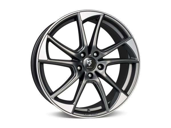 MB mb1 7,5x19" 5x114.3 ET50.0 75.0 5C2 Mattgrau poliert