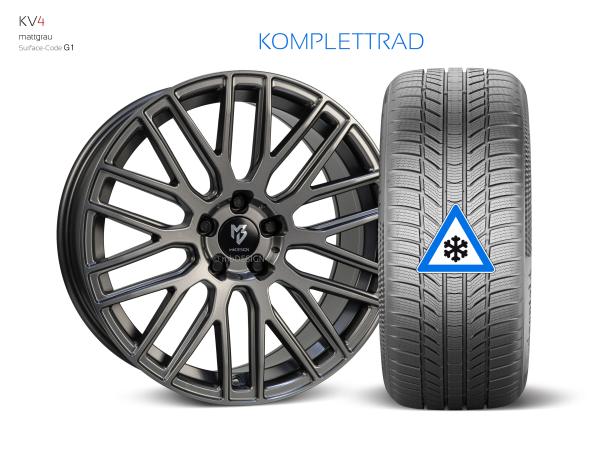 VW Bus T5 Typ 7HC, 7HCA, 7HK KV4 19inch Winter Completewheels