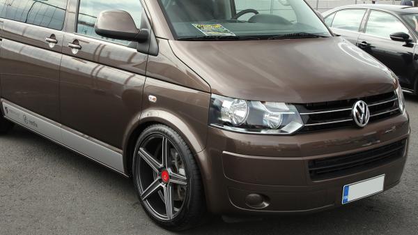 VW T5 Multivan Sommerräder 20" KV1 Grau glanz pol.- Nexen