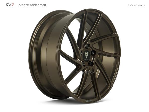 VW Golf VII Sommerräder 19" KV2 Bronze Seidenmatt - Nexen