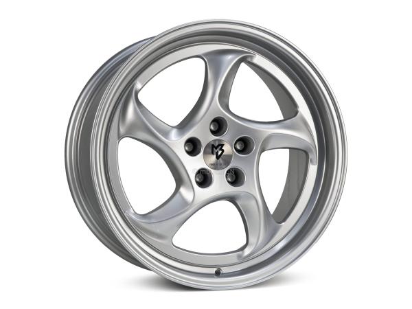 MB TURBO 9,5x19" 5x112 ET40.0 75.0 5RZ silber glänzend